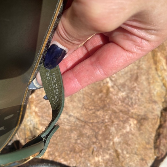 Authentic Green/gold  alligator print TORY BURCH miller sandal thongs - Picture 10 of 10